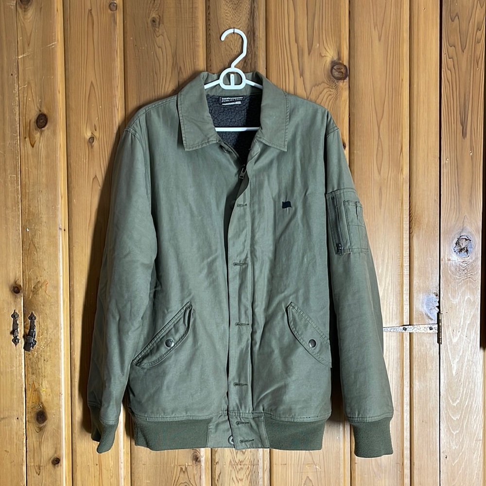 The Hundreds Public Label Sherpa Lined Bomber Jacket